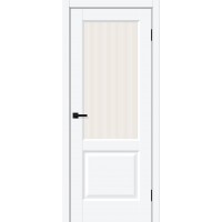 Дверь ПЭТ BRAVO Неоклассик-33 ДО White Silk