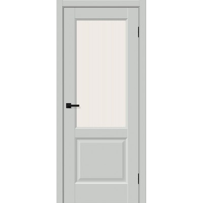 Дверь ПЭТ BRAVO Неоклассик-33 ДО Grey Silk