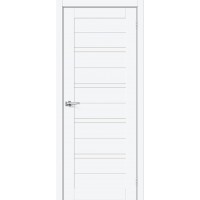 Дверь ПЭТ BRAVO Браво-28 ДО White Silk