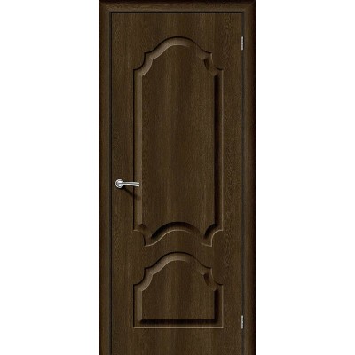 Дверь ПВХ BRAVO Скинни-32 ДГ Dark Barnwood