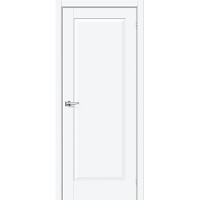 Дверь ПЭТ BRAVO Прима-10 ДГ White Silk