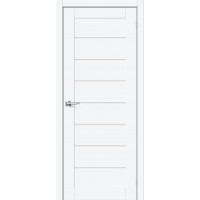 Дверь ПЭТ BRAVO Браво-22 ДО White Silk