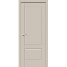 Дверь ПЭТ BRAVO Прима-12 ДГ Cream Silk