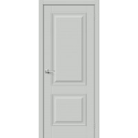 Дверь ПЭТ BRAVO Классик-12 ДГ Grey Silk