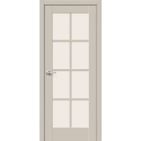 Дверь ПЭТ BRAVO Прима-11.1 ДО Cream Silk